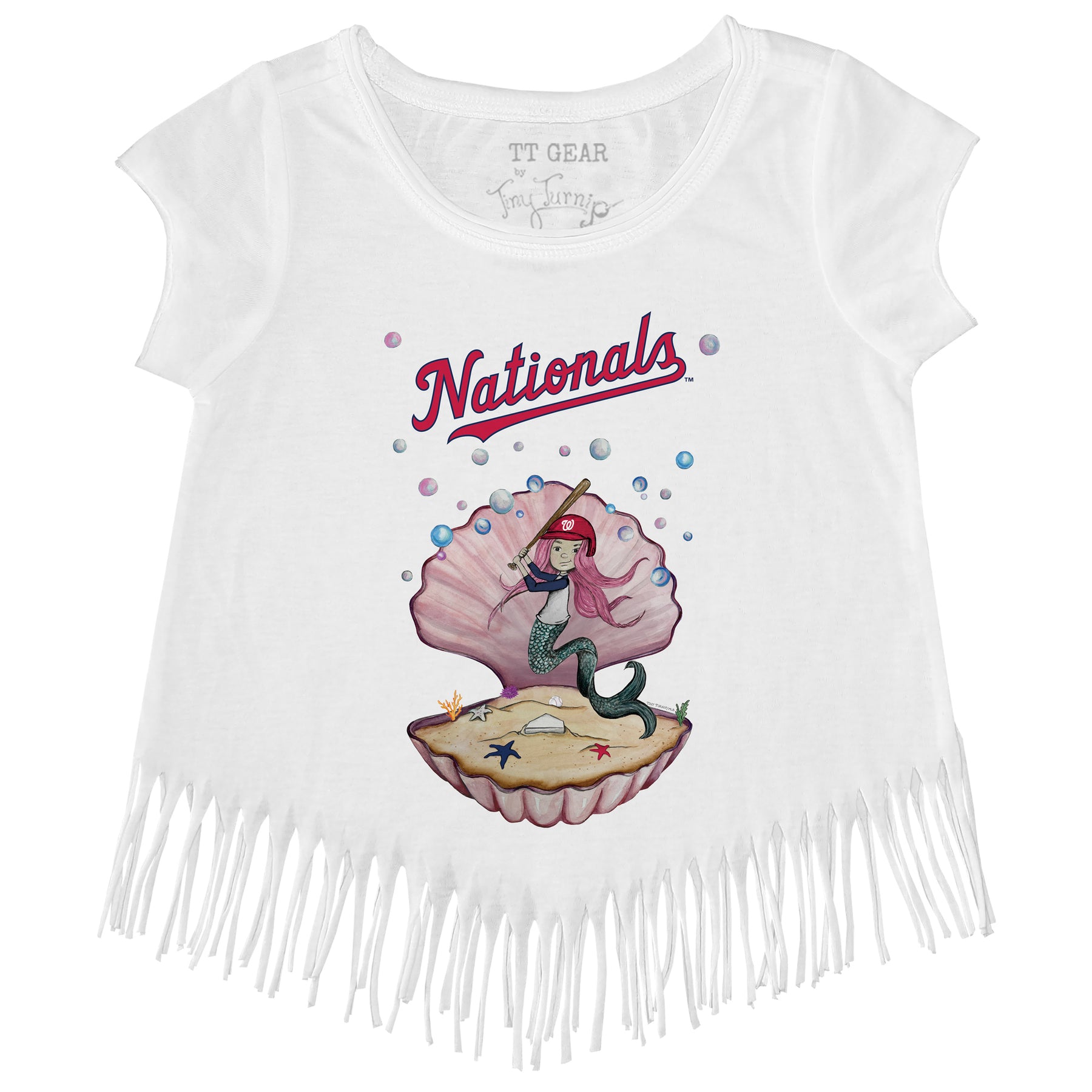 Washington Nationals Mermaid Fringe Tee