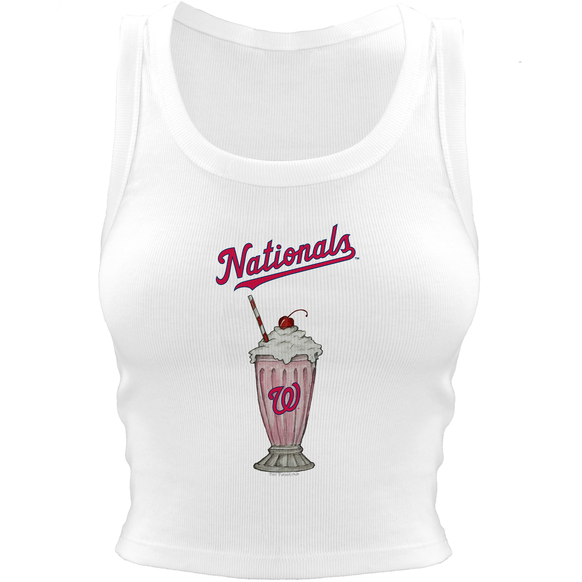 Washington Nationals Milkshake Crop Tank