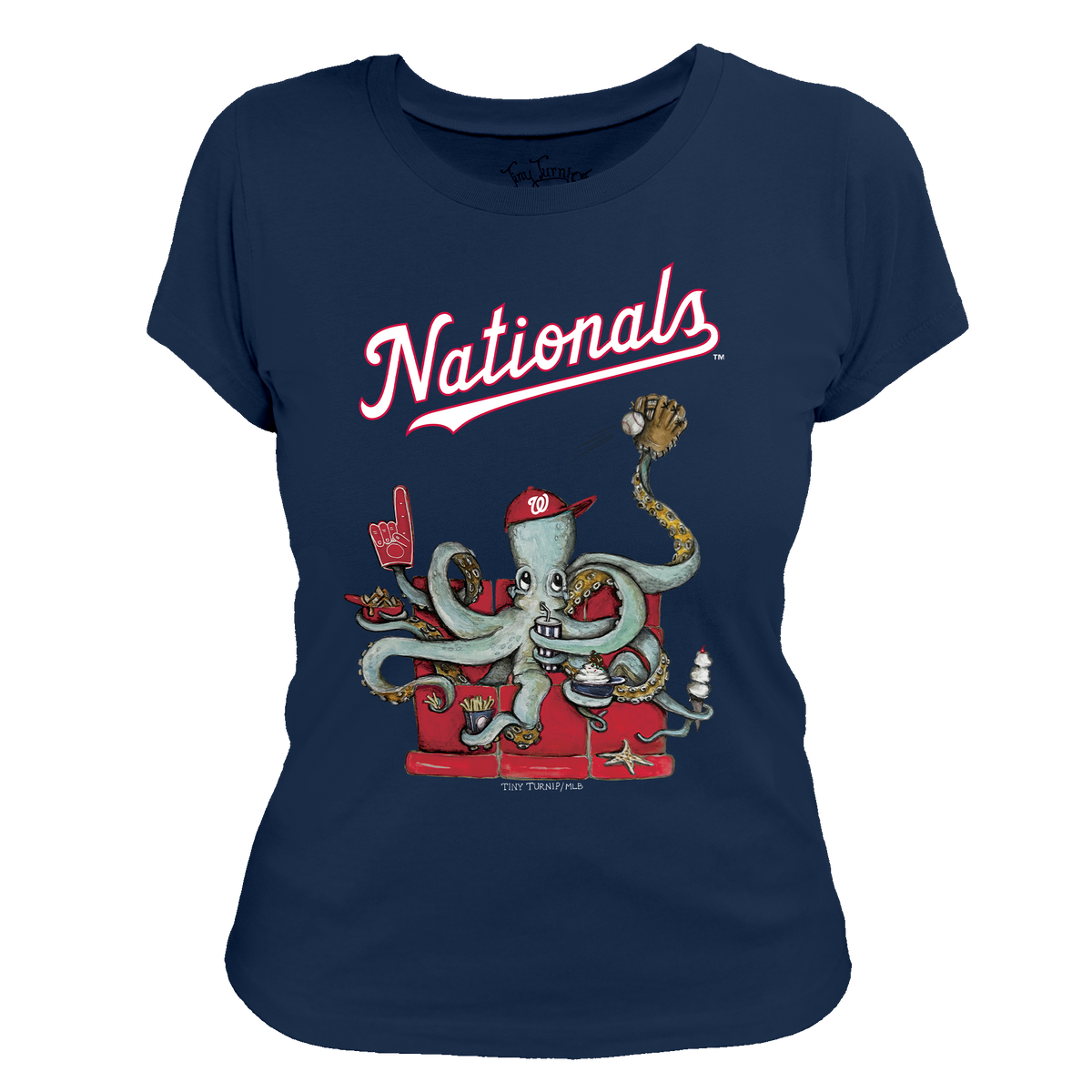 Washington Nationals Octopus Tee Shirt