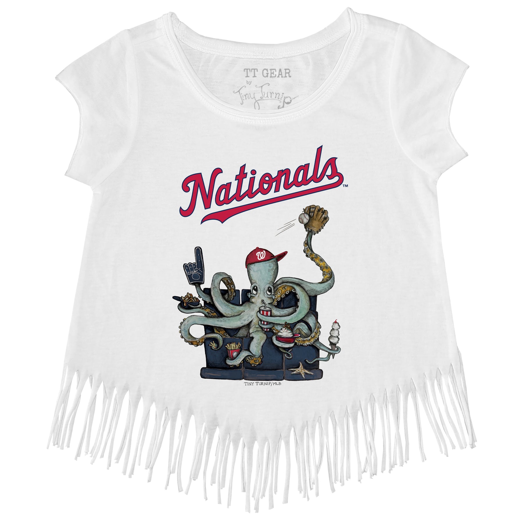 Washington Nationals Octopus Fringe Tee