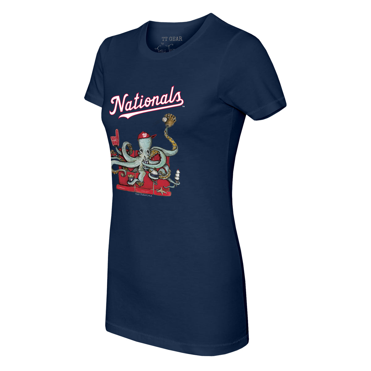 Washington Nationals Octopus Tee Shirt