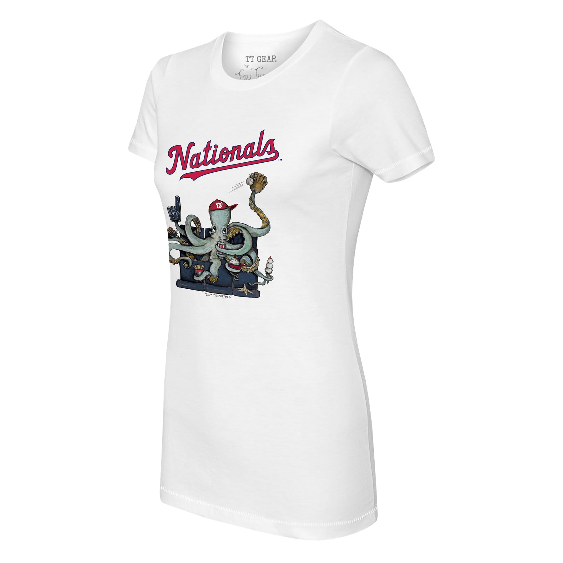 Washington Nationals Octopus Tee Shirt