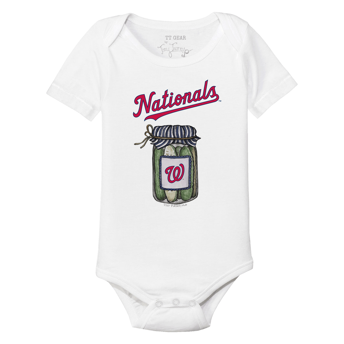 Washington Nationals Pickle Jar Short Sleeve Snapper