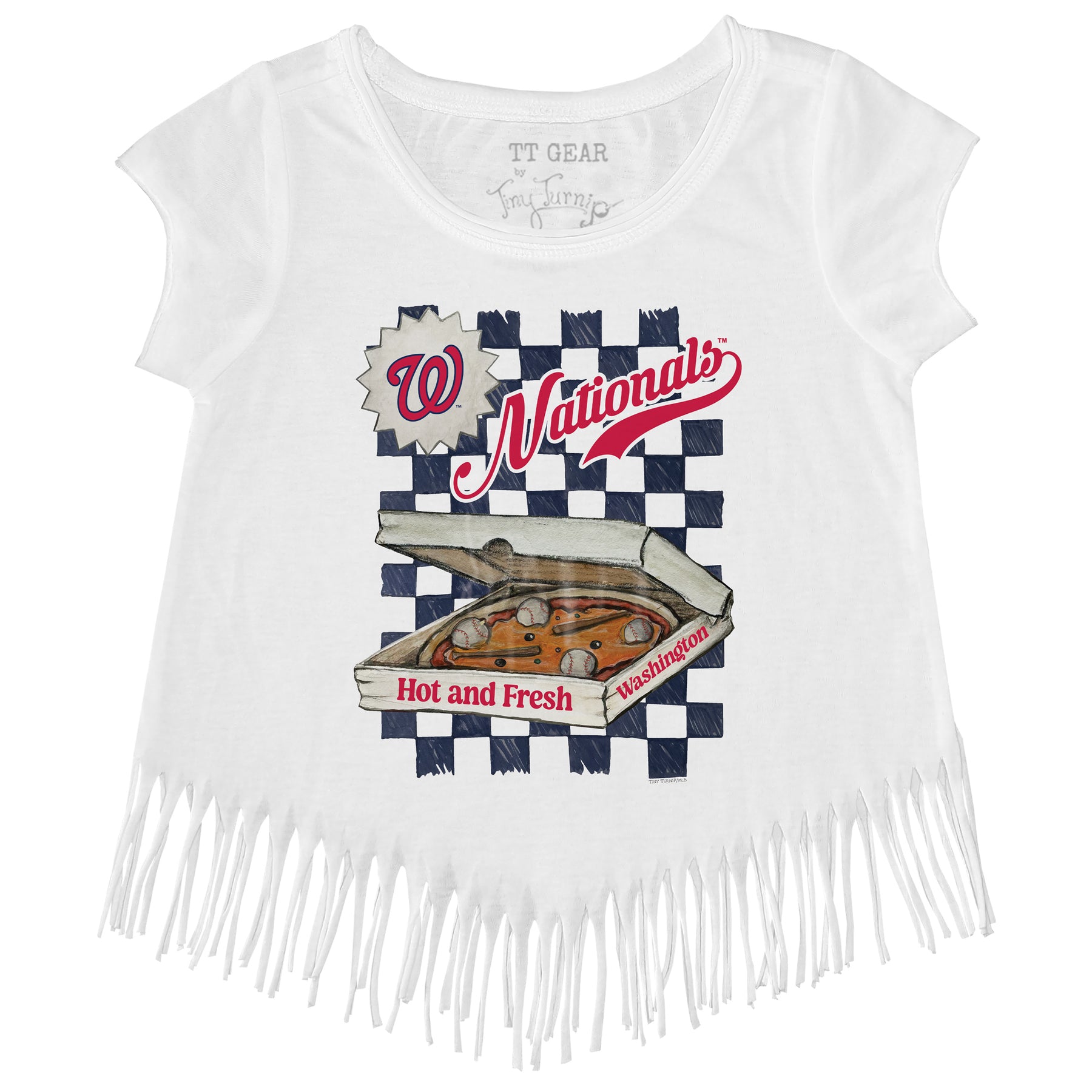 Washington Nationals Pizza Fringe Tee