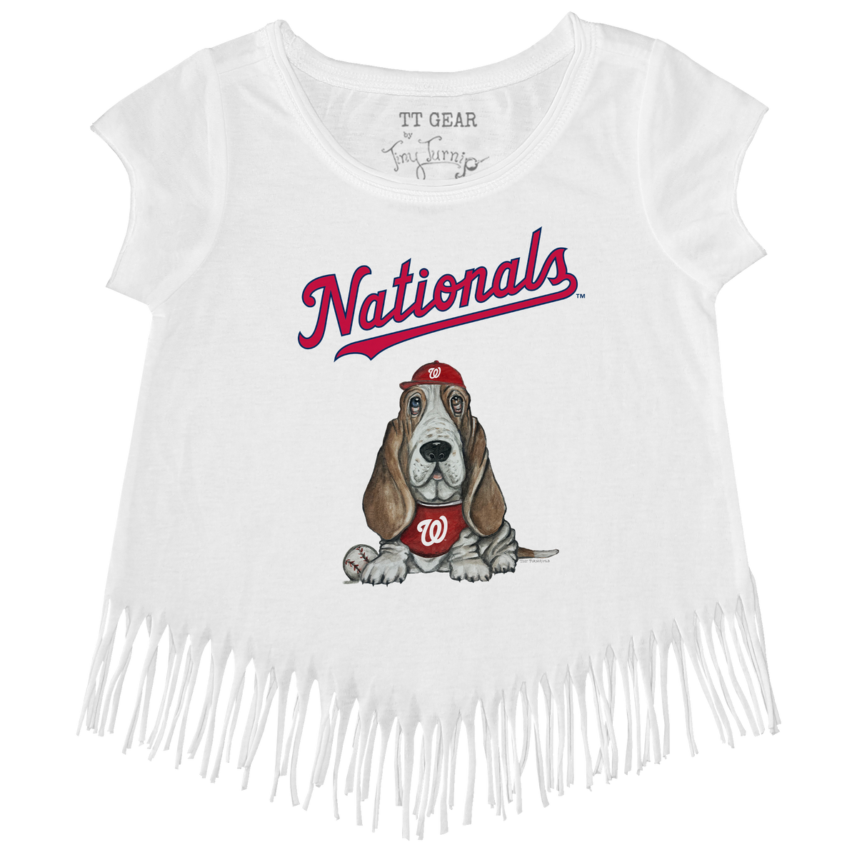 Washington Nationals Puddy Fringe Tee - Tiny Turnip