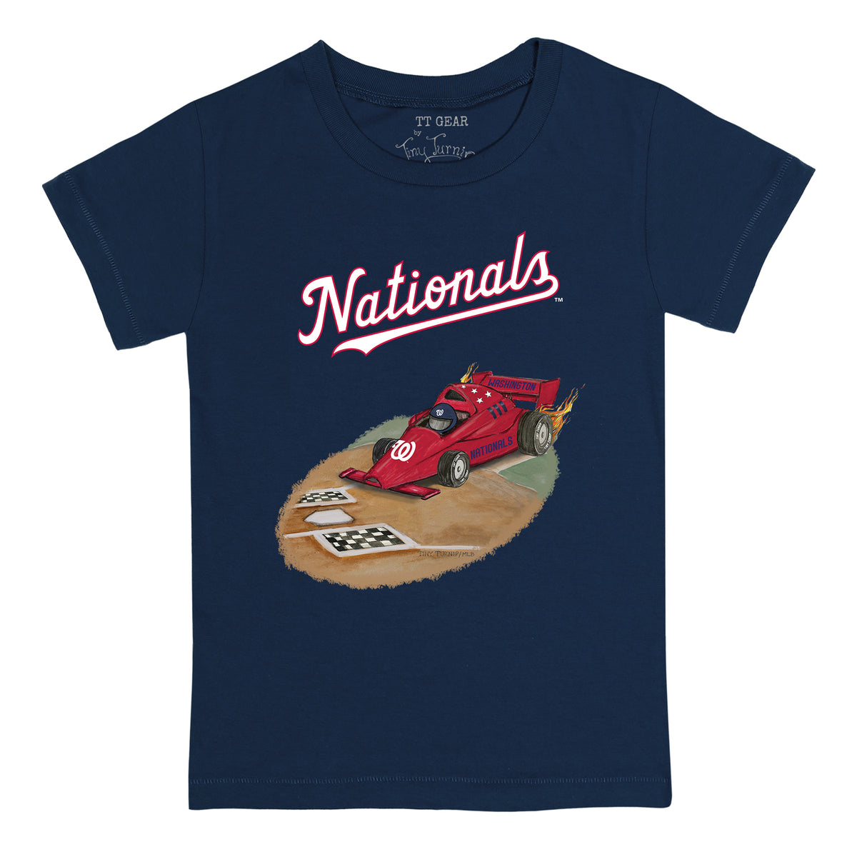 Washington Nationals Race Car Tee Shirt