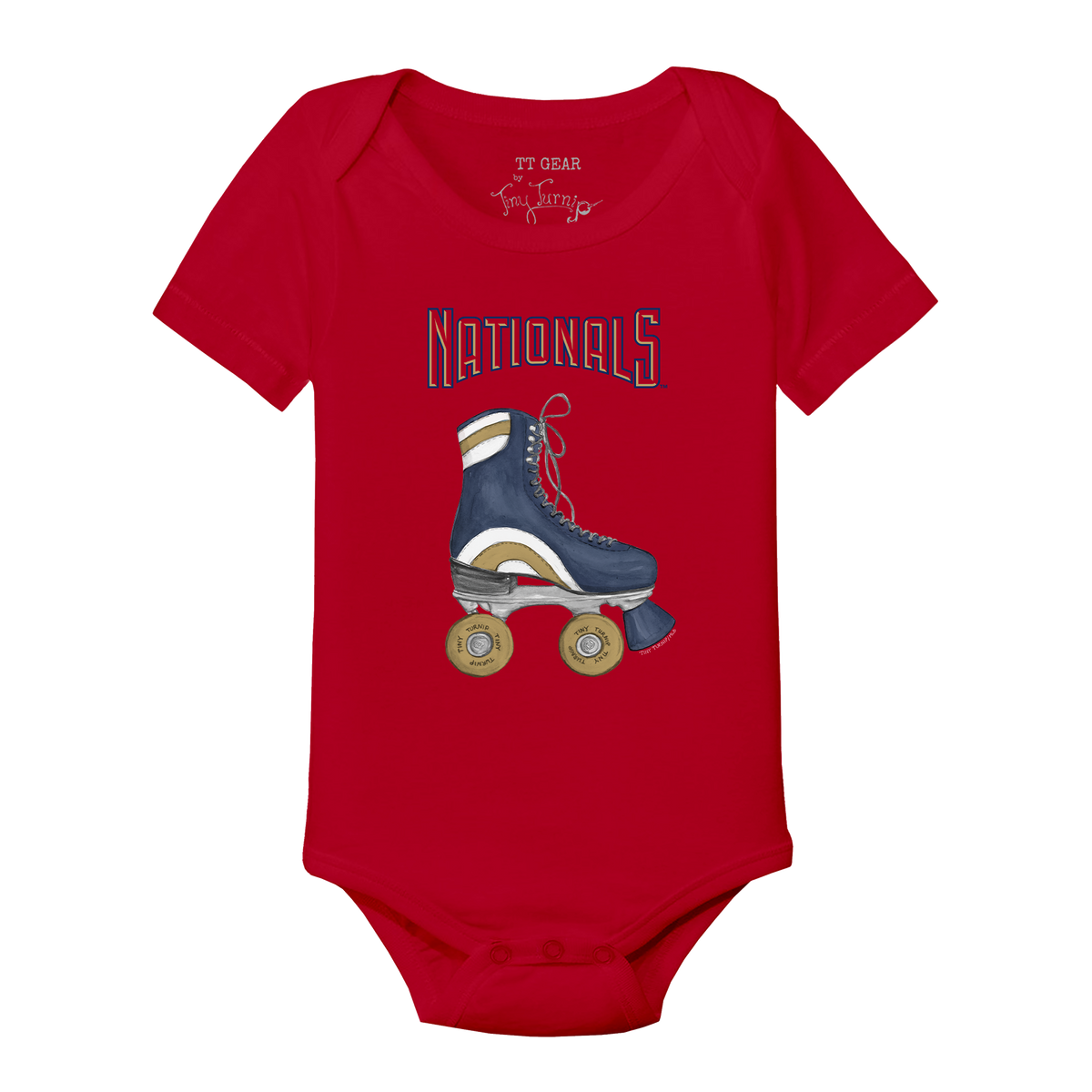 Washington Nationals Retro Skate Short Sleeve Snapper