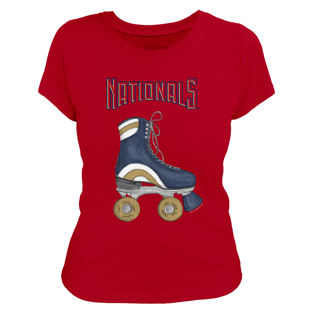 Washington Nationals Retro Skate Women's Tee Shirt