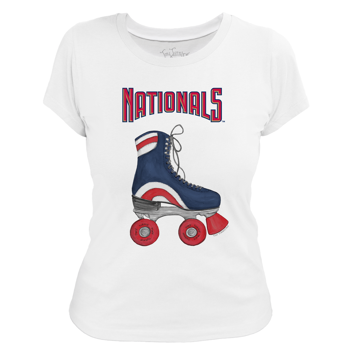 Washington Nationals Retro Skate Women's Tee Shirt