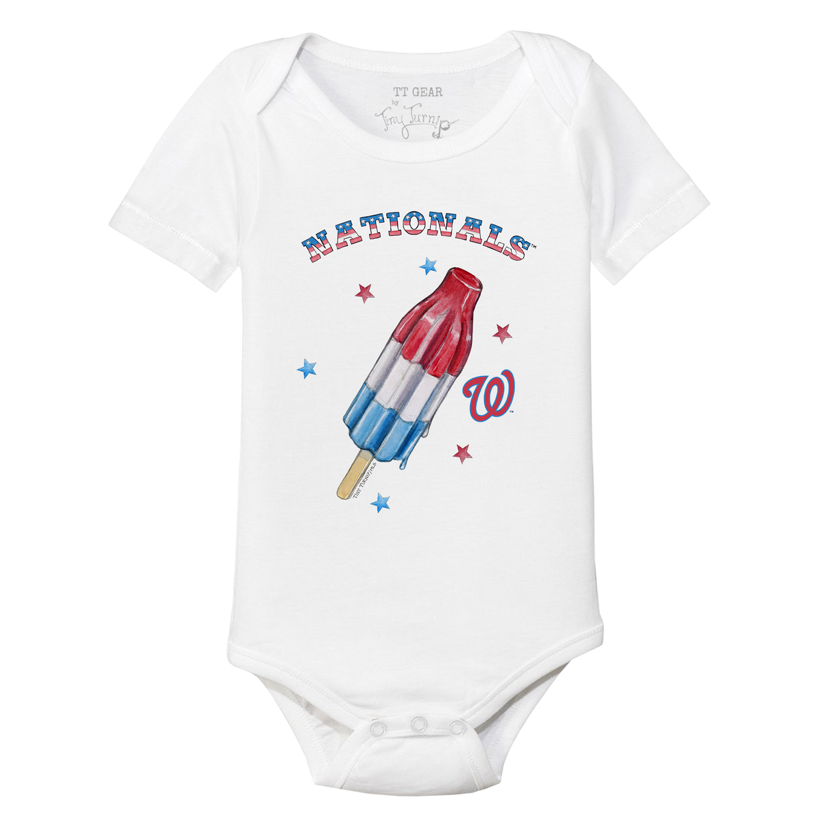 Washington Nationals Rocket Pop Short Sleeve Snapper