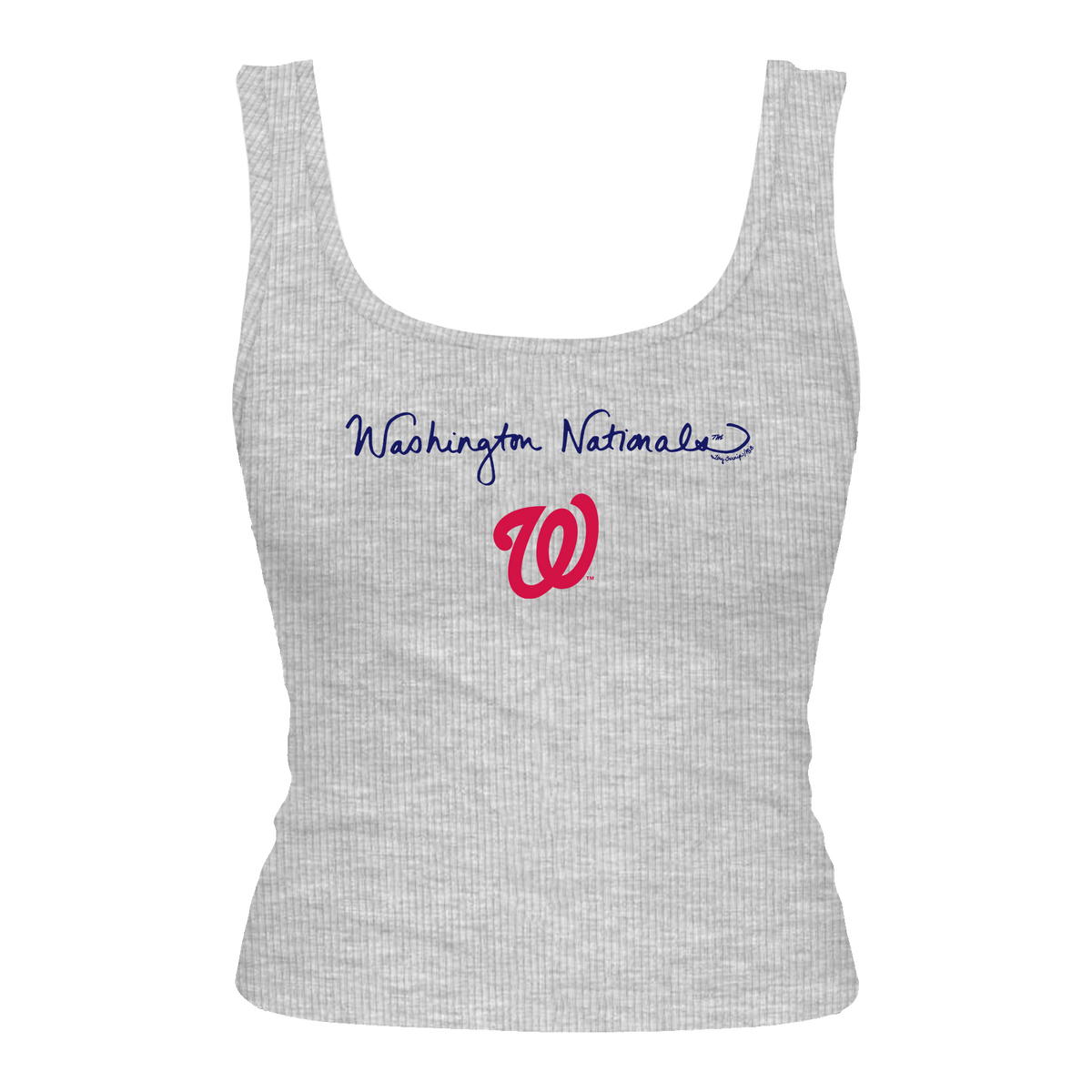 Washington Nationals Logo Script Emmy Tank