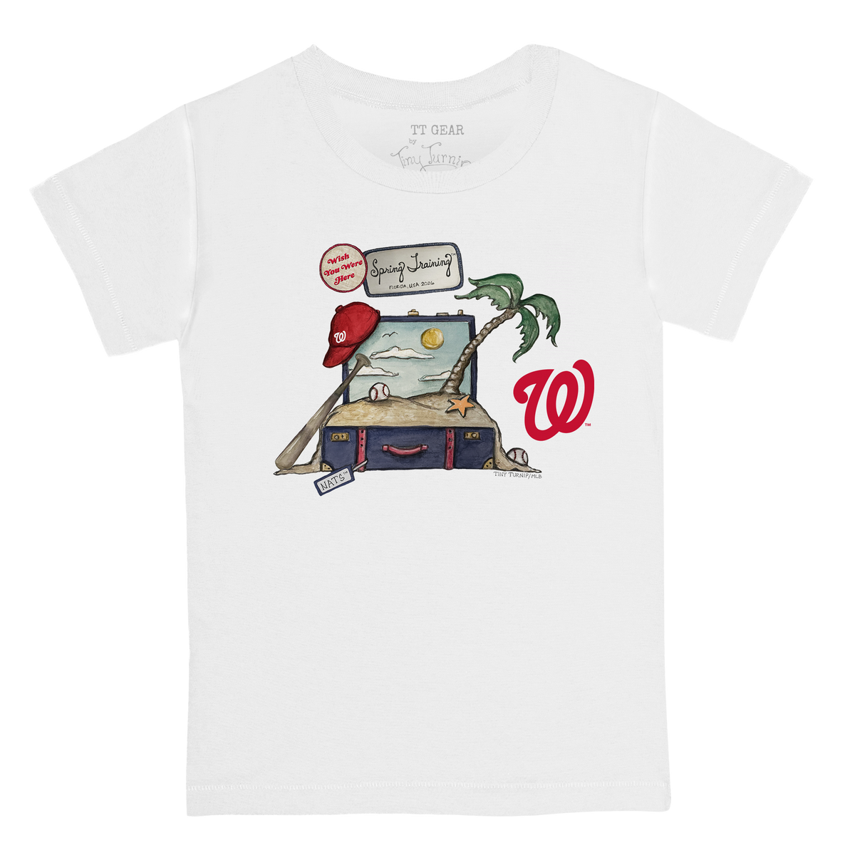 Washington Nationals Spring Training 2026 Kid's Tee Shirt - Tiny Turnip