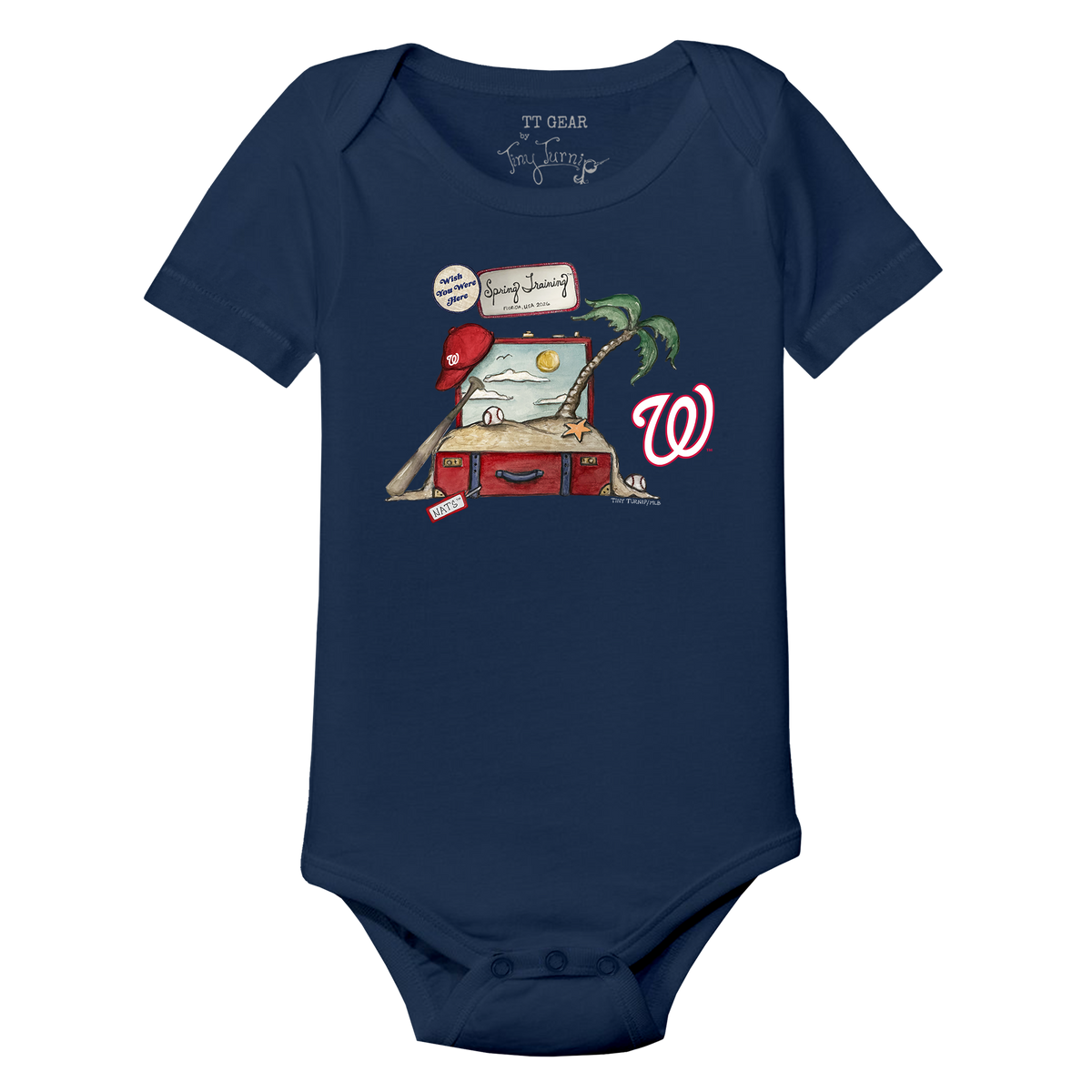 Washington Nationals Spring Training 2026 Short Sleeve Snapper - Tiny Turnip