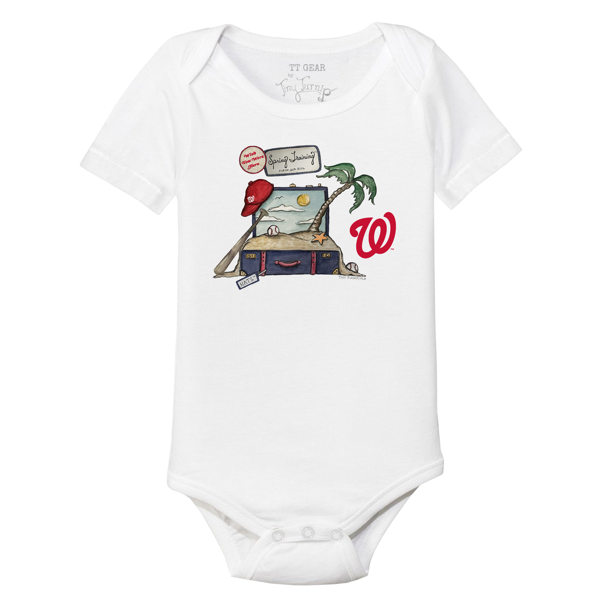 Washington Nationals Spring Training 2026 Short Sleeve Snapper - Tiny Turnip