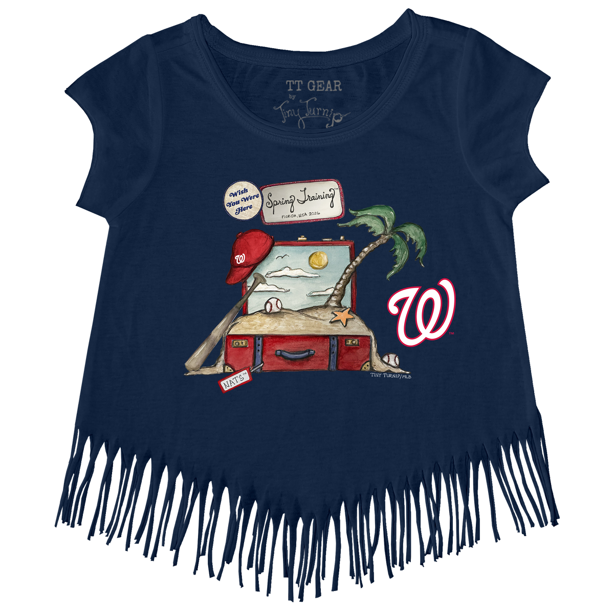 Washington Nationals Spring Training 2026 Fringe Tee - Tiny Turnip