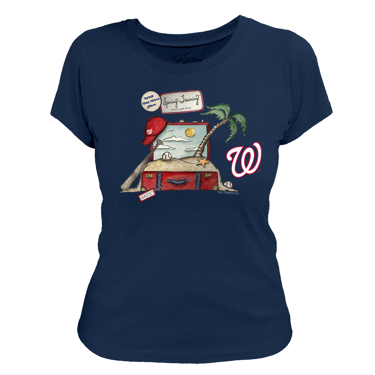 Washington Nationals Spring Training 2026 Women's Tee Shirt - Tiny Turnip