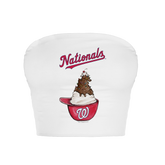 Washington Nationals Sundae Helmet Crop Tube Top