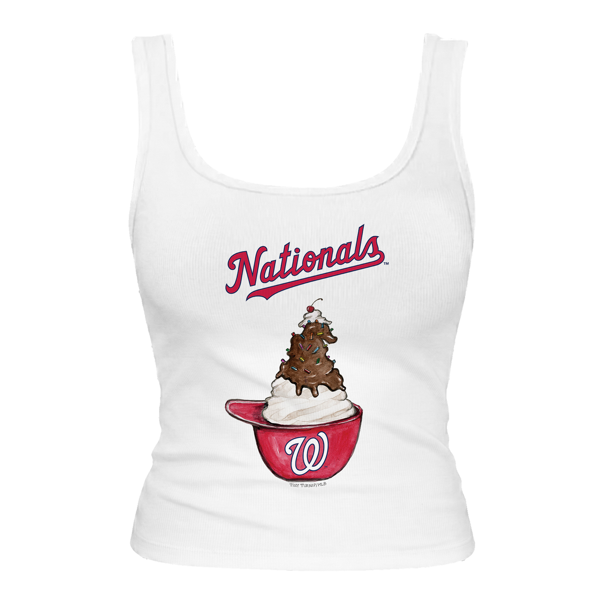 Washington Nationals Sundae Helmet Emmy Tank
