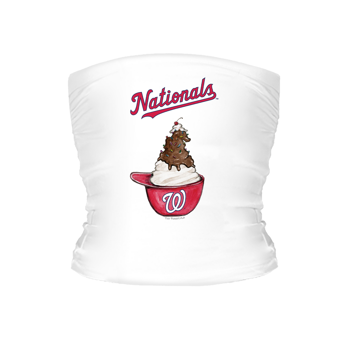 Washington Nationals Sundae Helmet Tube Top - Tiny Turnip