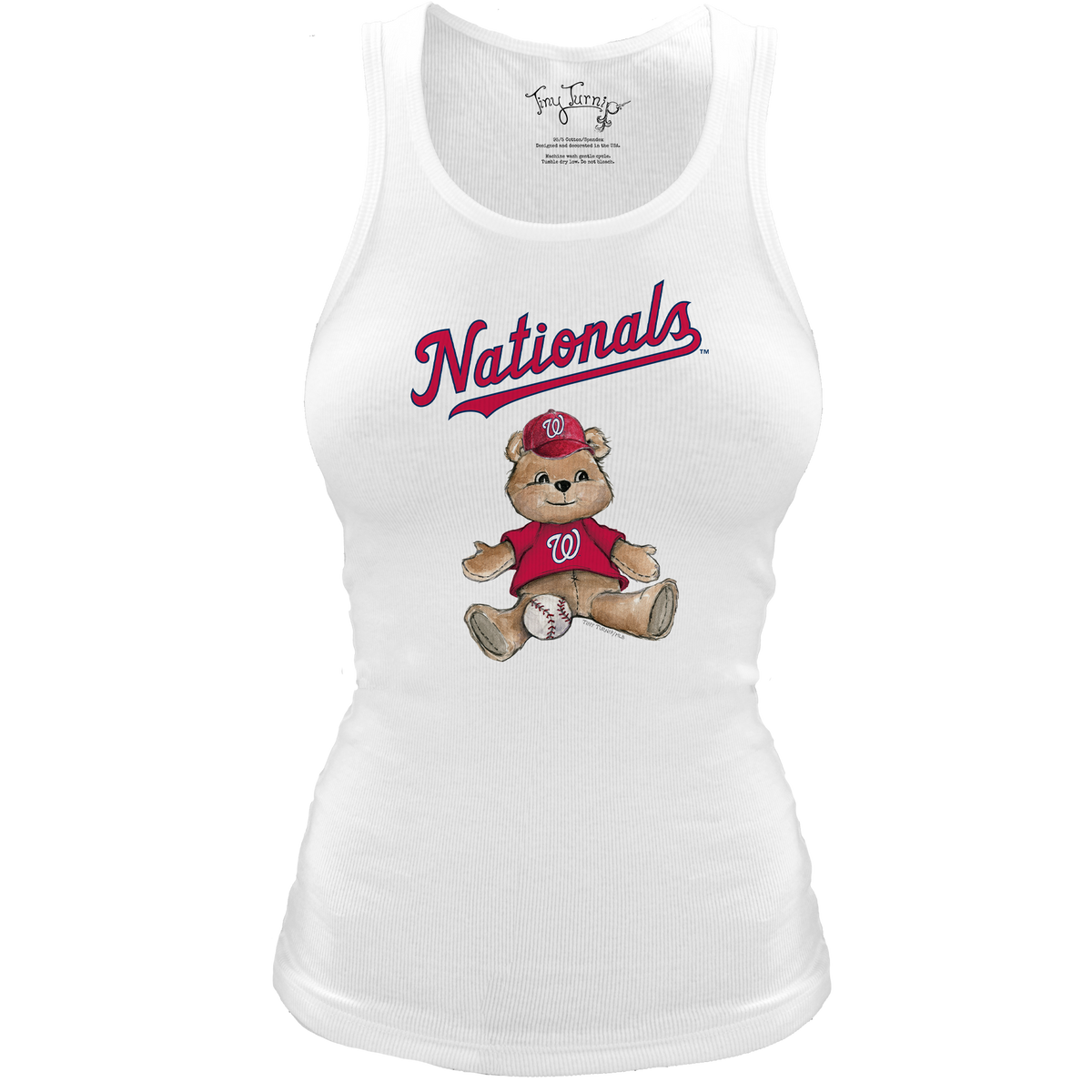 Washington Nationals Teddy Classic Tank - Tiny Turnip