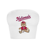 Washington Nationals Teddy Crop Tube Top