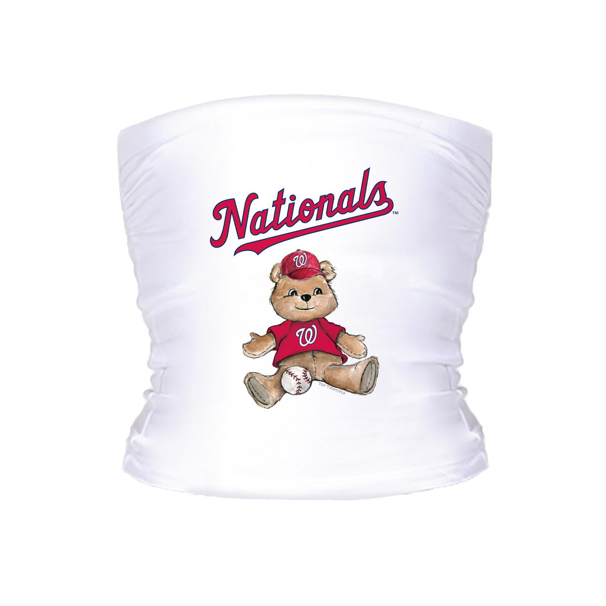 Washington Nationals Teddy Tube Top - Tiny Turnip