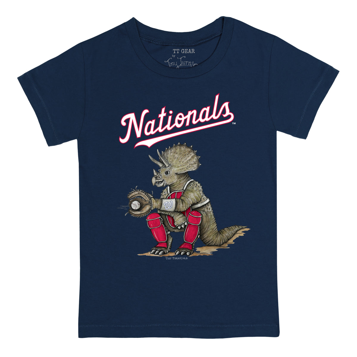 Washington Nationals Triceratops Tee Shirt