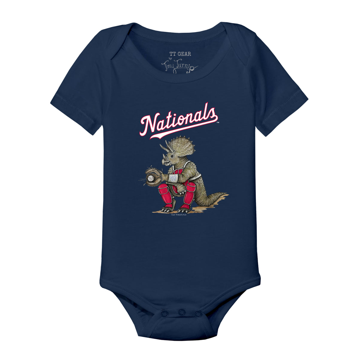 Washington Nationals Triceratops Short Sleeve Snapper