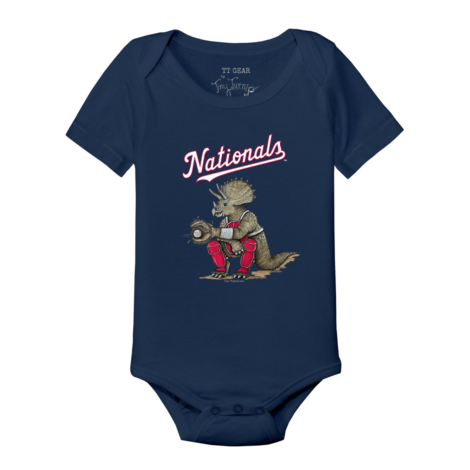 Washington Nationals Triceratops Short Sleeve Snapper