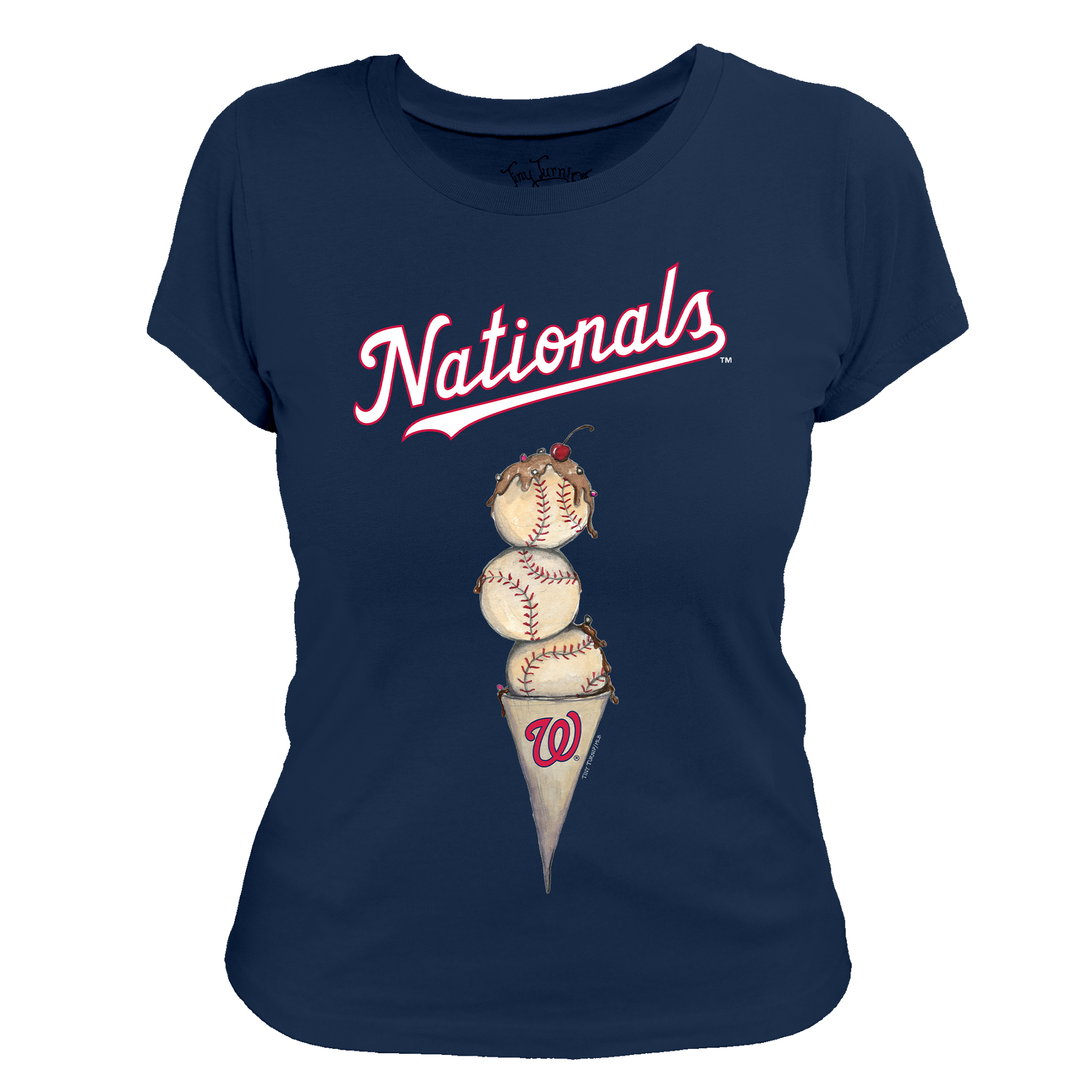 Washington Nationals Triple Scoop Women's Tee Shirt