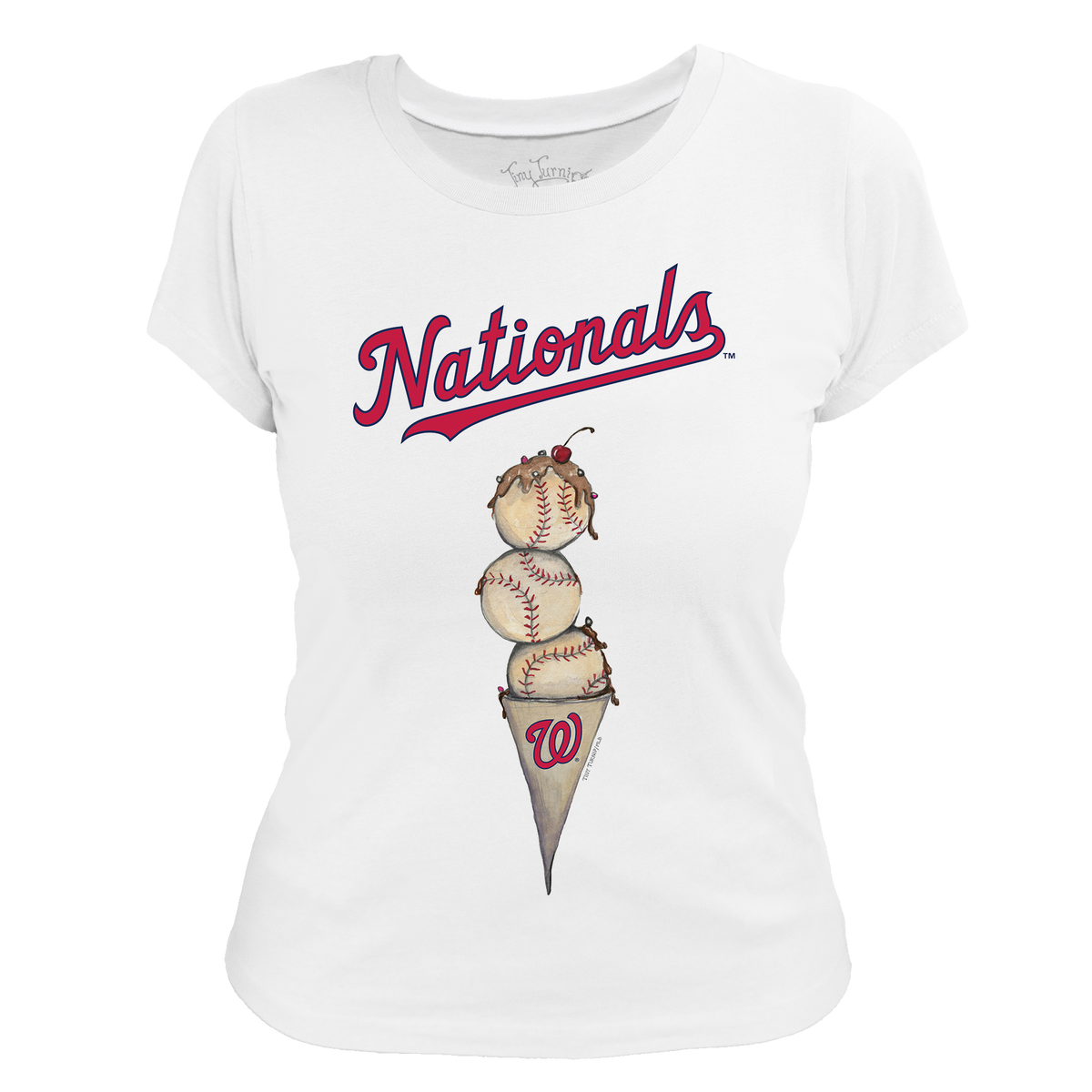 Washington Nationals Triple Scoop Women's Tee Shirt