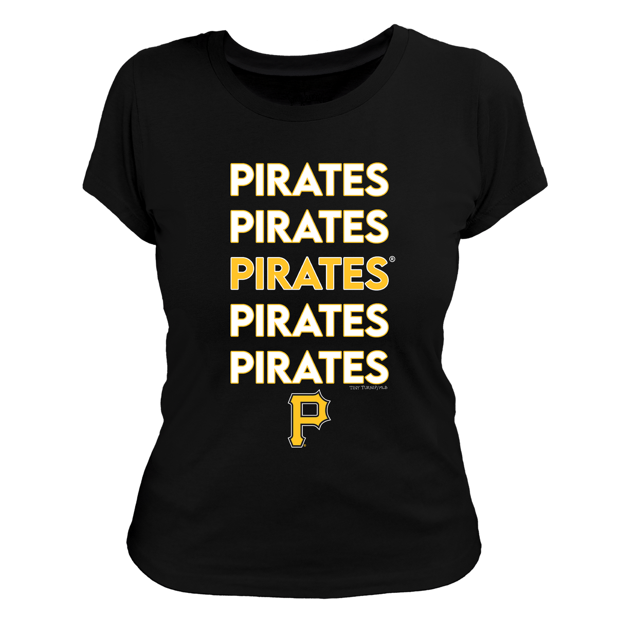 Pittsburgh Pirates Stacked Tee Shirt