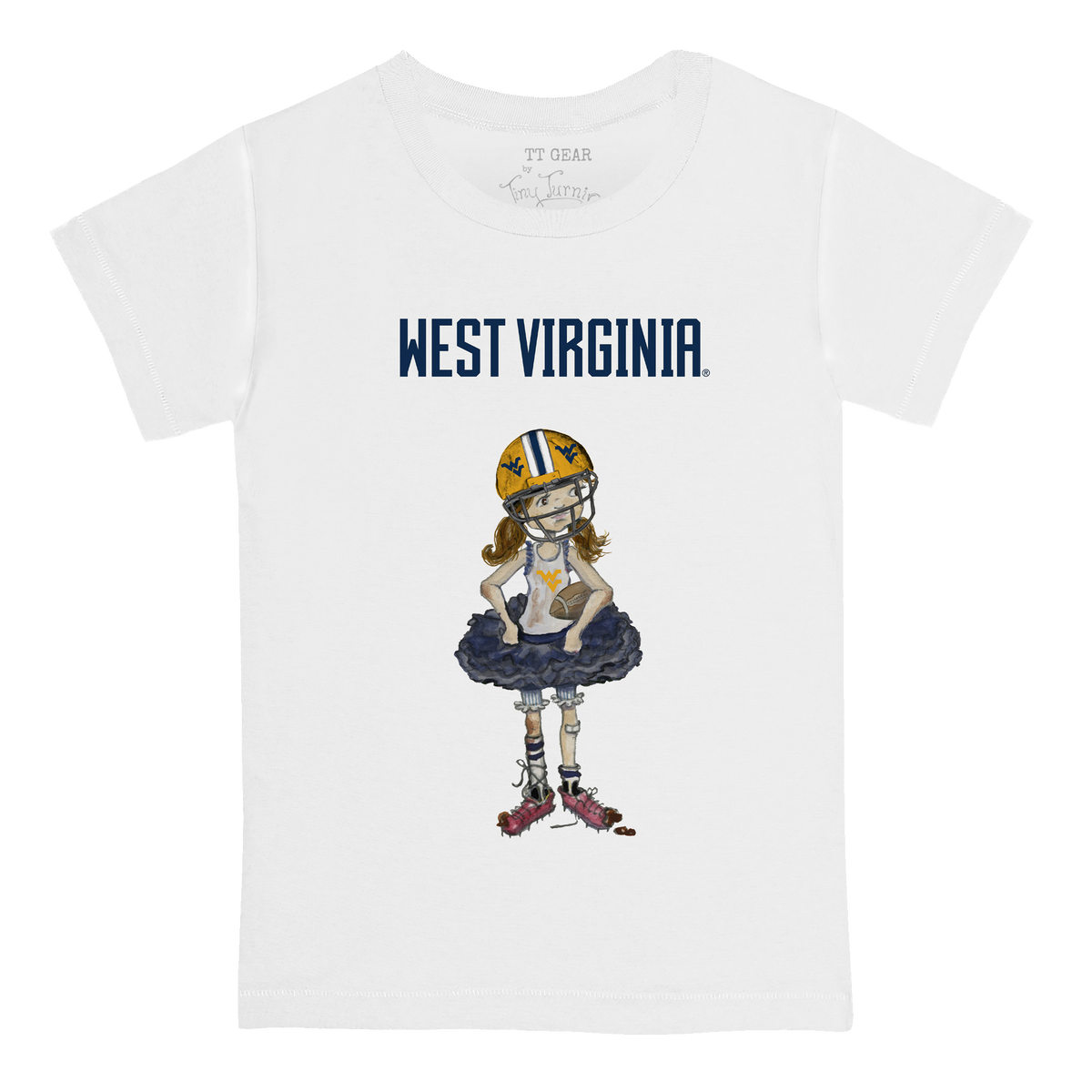 West Virginia Mountaineers Babes Kid's Tee Shirt