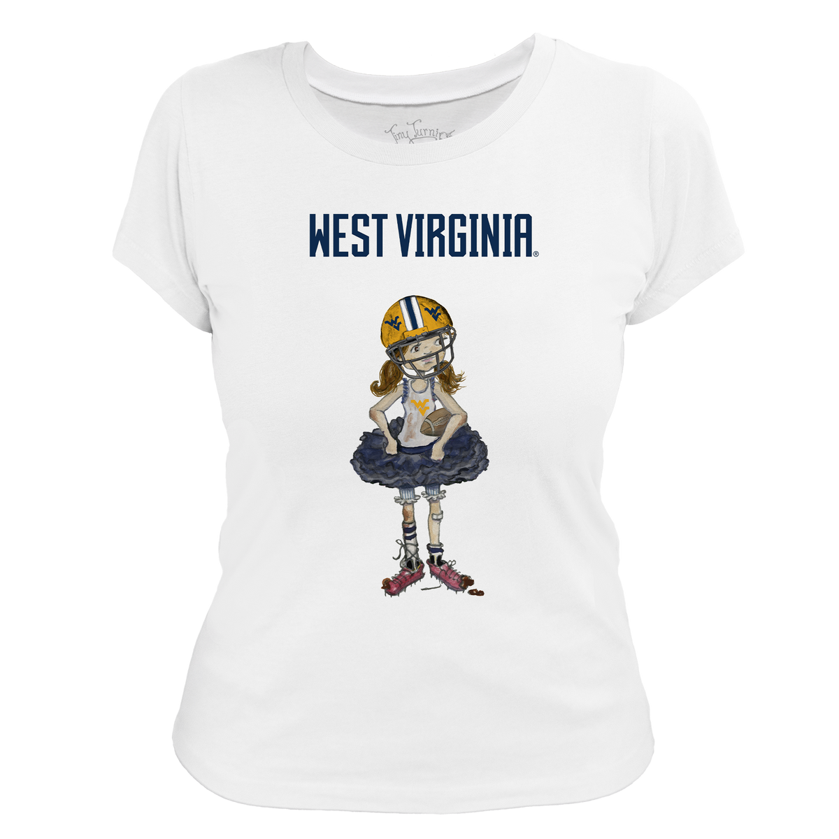 West Virginia Mountaineers Babes Women's Tee Shirt