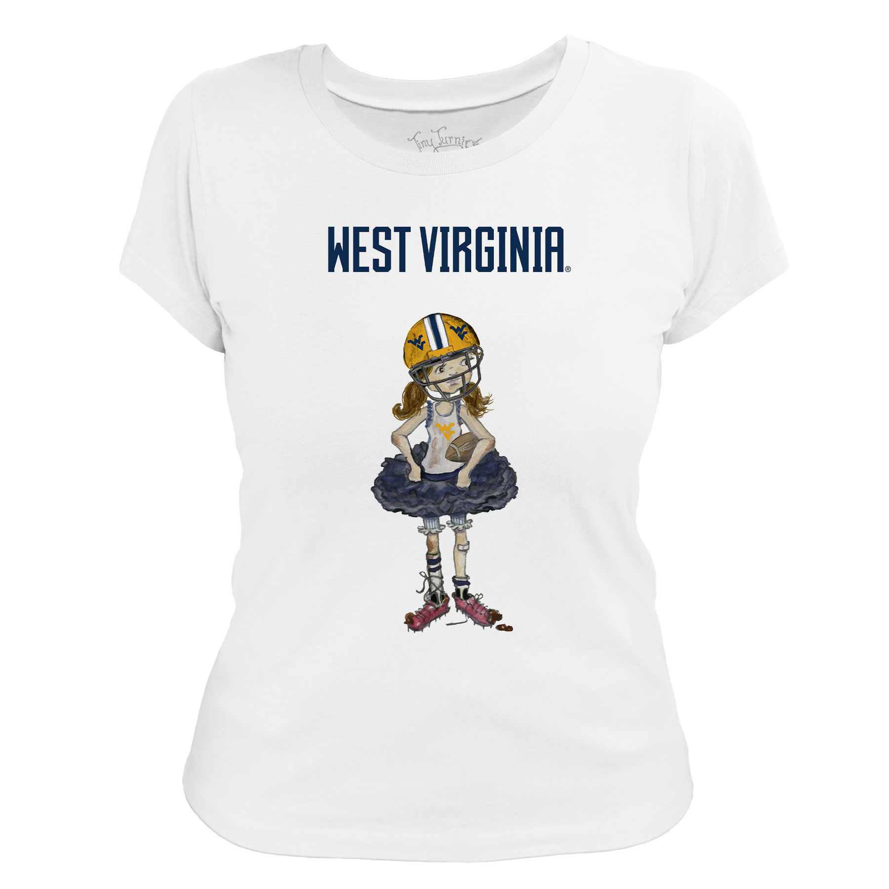 West Virginia Mountaineers Babes Women's Tee Shirt