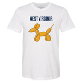 West Virginia Mountaineers Balloon Dog Unisex Tee Shirt