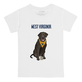 West Virginia Mountaineers Black Labrador Retriever Kid's Tee Shirt