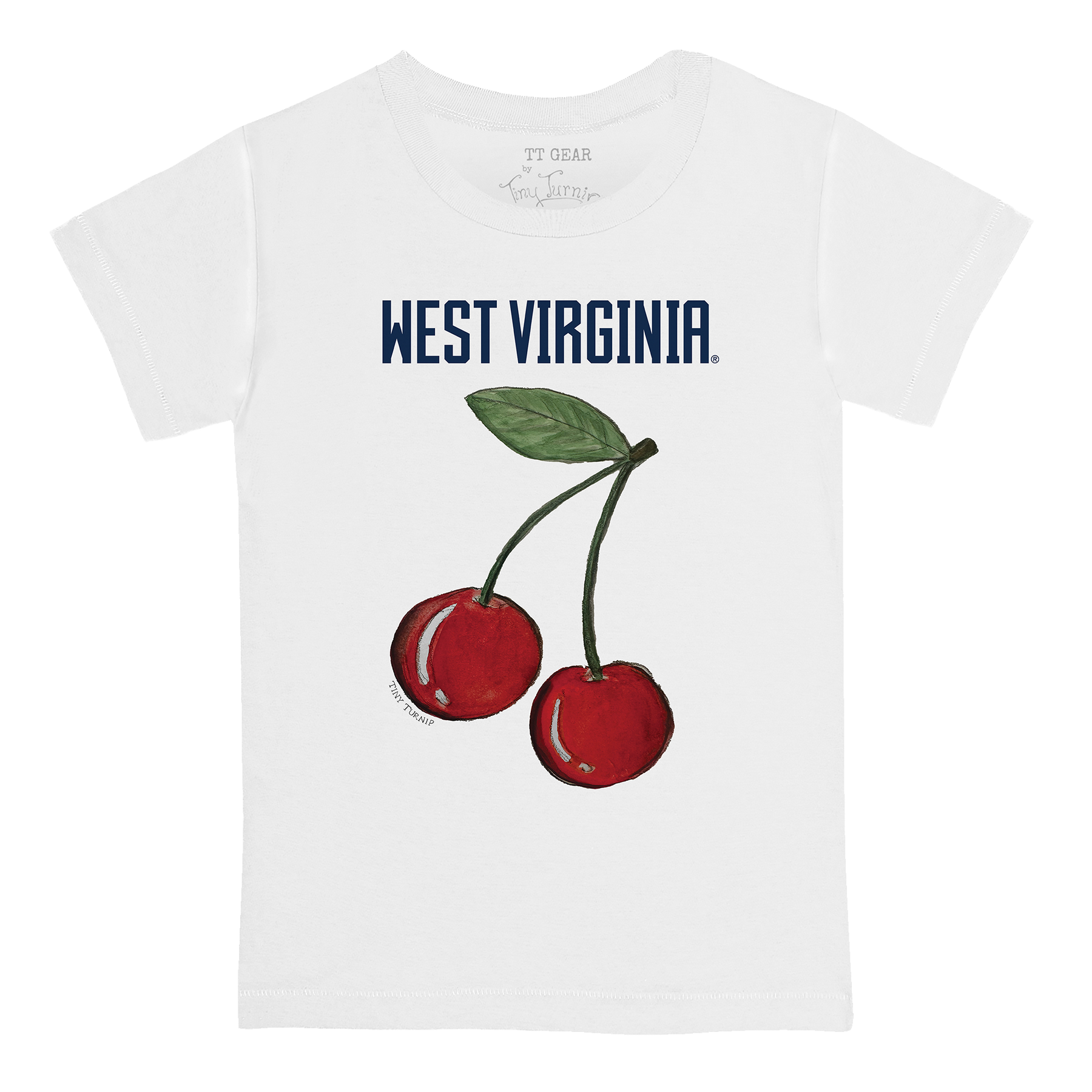 West Virginia Mountaineers Cherry Kid's Tee Shirt