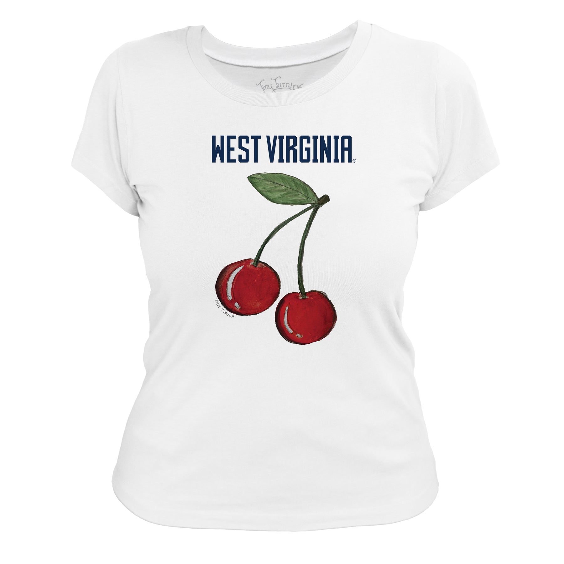 West Virginia Mountaineers Cherry Tee Shirt