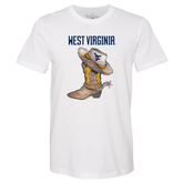 West Virginia Mountaineers Cowboy Boot Unisex Tee Shirt