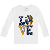 West Virginia Mountaineers LOVE Long-Sleeve Tee Shirt