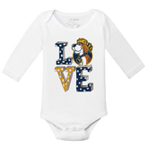 West Virginia Mountaineers LOVE Long-Sleeve Snapper