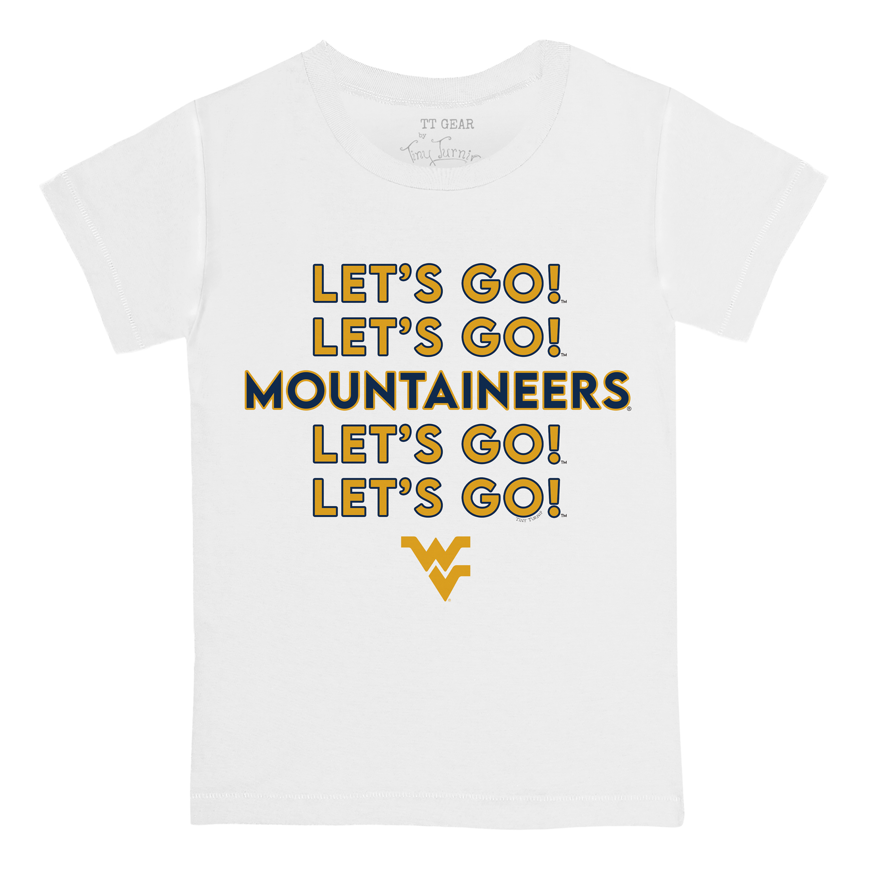 West Virginia Mountaineers Stacked Kid's Tee Shirt