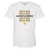 West Virginia Mountaineers Stacked Unisex Tee Shirt