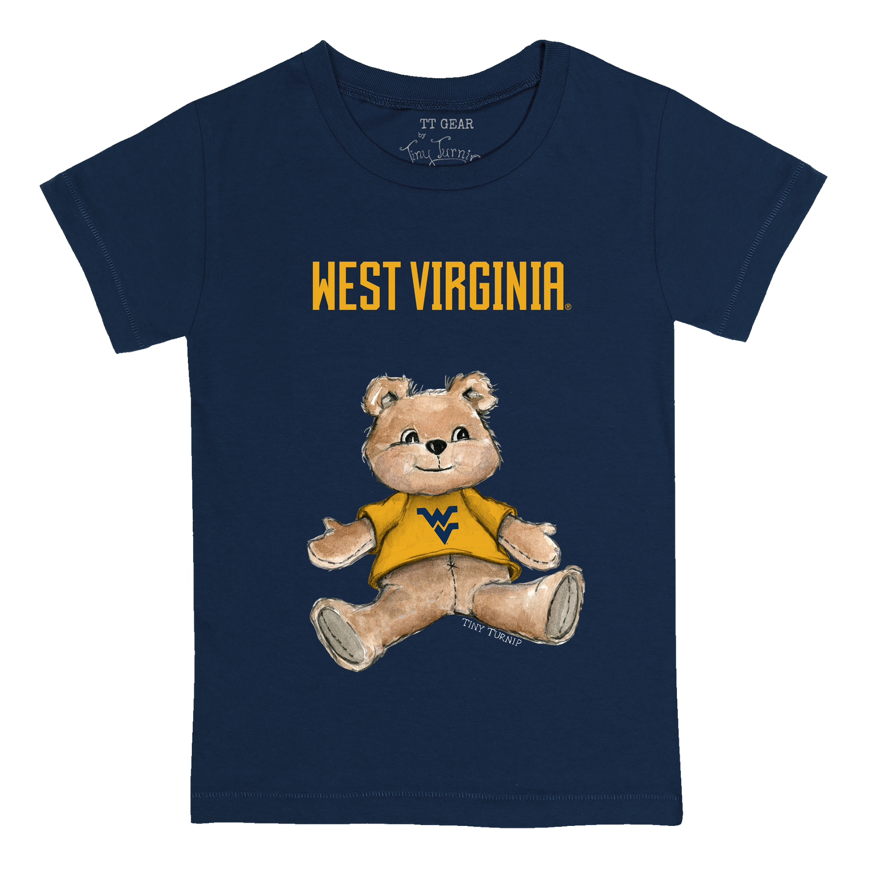 West Virginia Mountaineers Teddy Kid's Tee Shirt