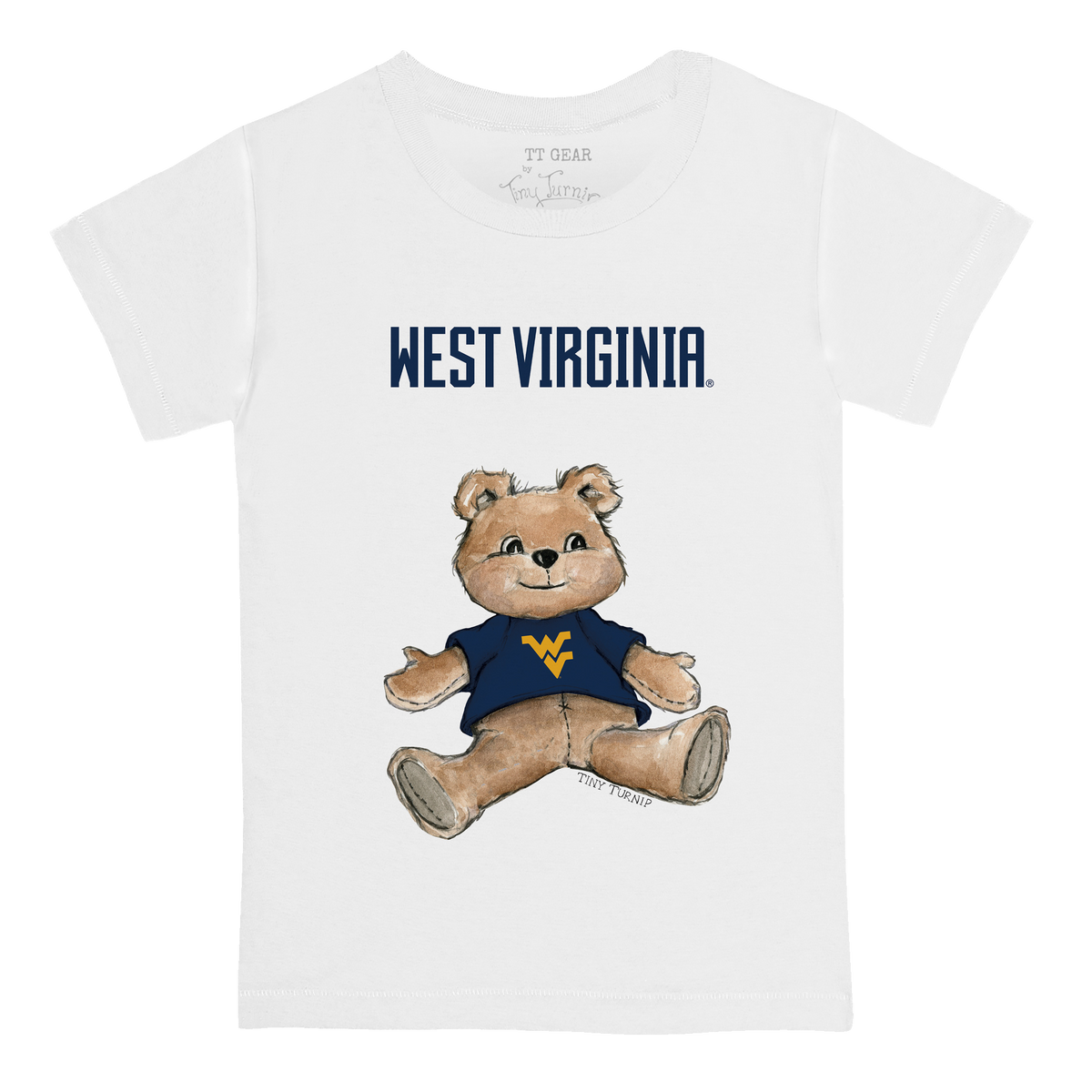 West Virginia Mountaineers Teddy Kid's Tee Shirt