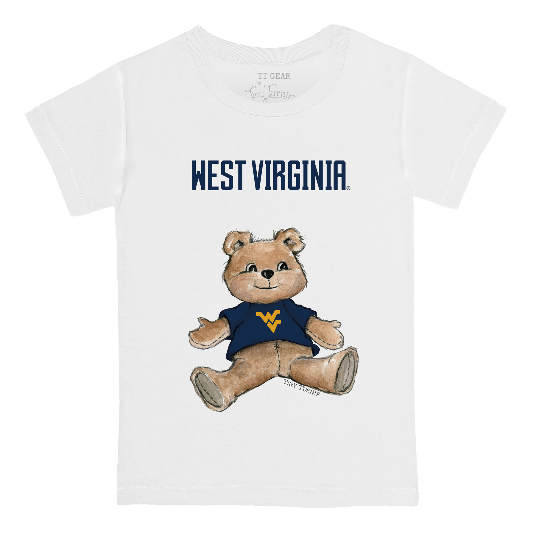 West Virginia Mountaineers Teddy Kid's Tee Shirt
