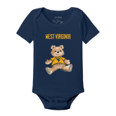 West Virginia Mountaineers Teddy Short Sleeve Snapper