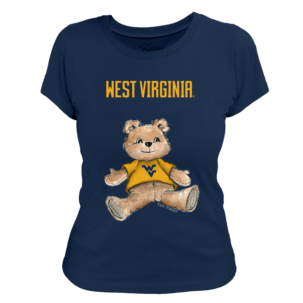 West Virginia Mountaineers Teddy Women's Tee Shirt