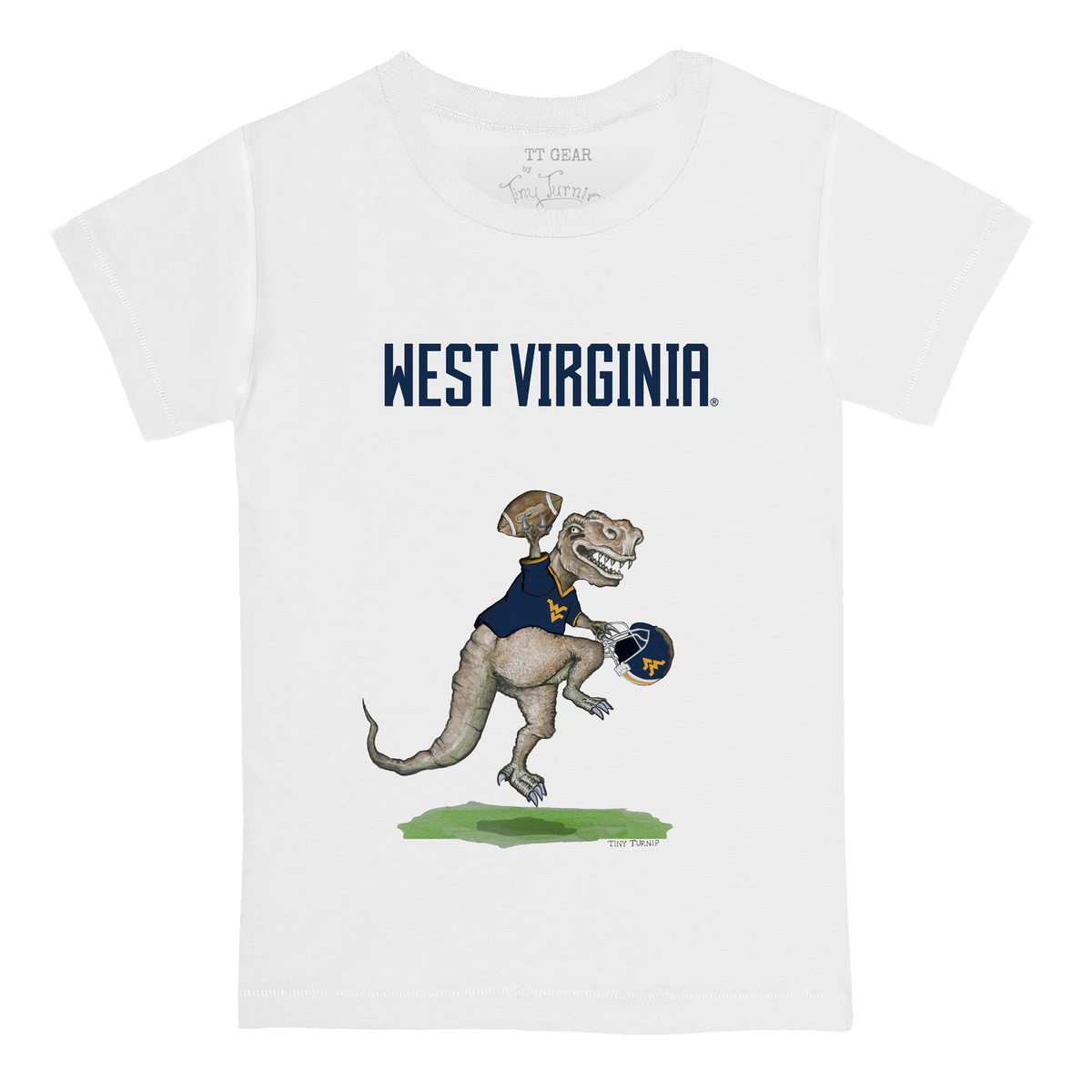 West Virginia Mountaineers TT Rex Kid's Tee Shirt